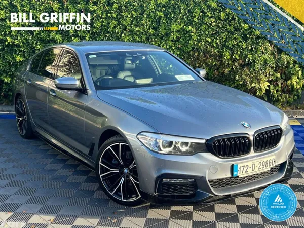BMW 5-Series Saloon, Petrol Plug-in Hybrid, 2017, Grey
