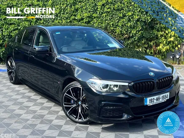 BMW 5-Series Saloon, Petrol Plug-in Hybrid, 2019, Black