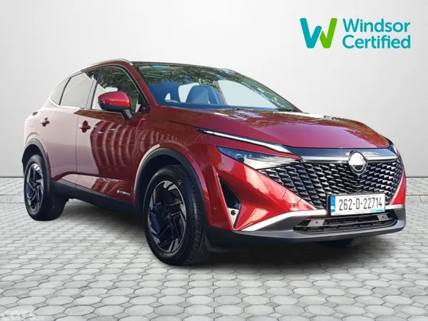 Nissan Qashqai SUV, Petrol Hybrid, 2026, Red