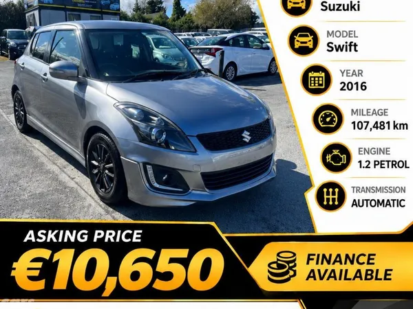Suzuki Swift Hatchback, Petrol, 2016, Grey