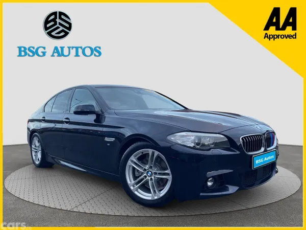 BMW 5-Series Saloon, Diesel, 2015, Blue