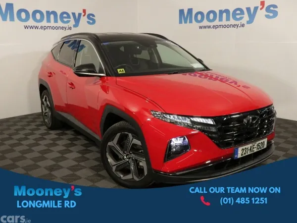 Hyundai Tucson SUV, Petrol Hybrid, 2023, Red