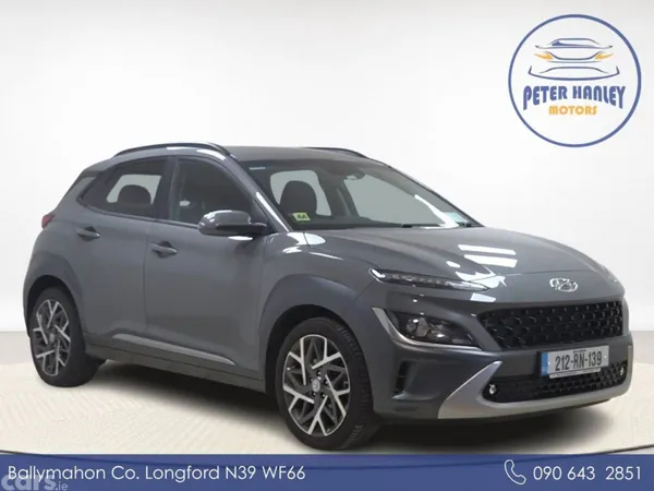 Hyundai KONA SUV, Petrol Hybrid, 2021, Grey