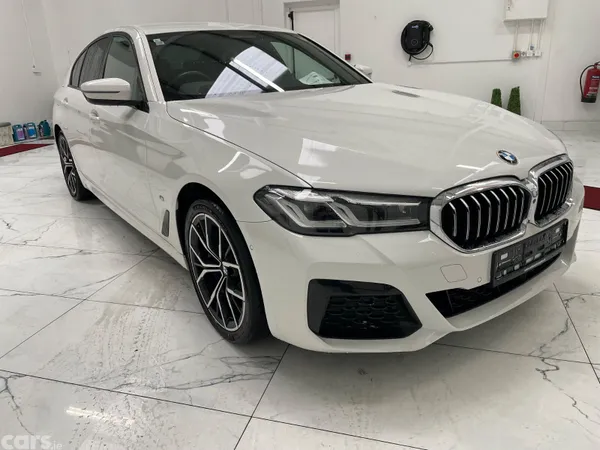 BMW 5-Series Saloon, Petrol Plug-in Hybrid, 2021, White