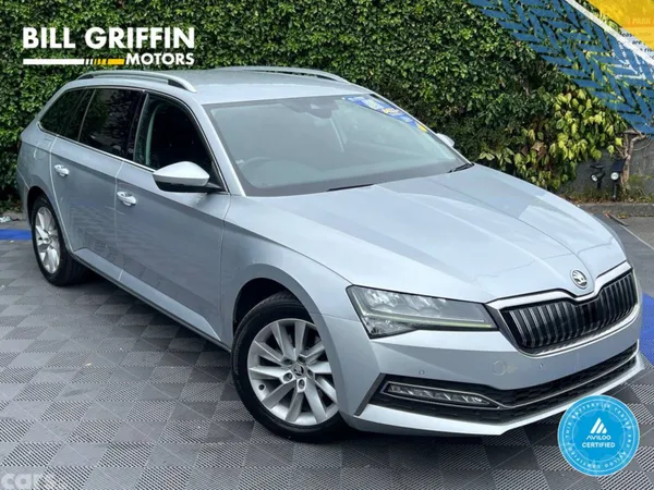 Skoda Superb Estate, Petrol Plug-in Hybrid, 2023, Silver
