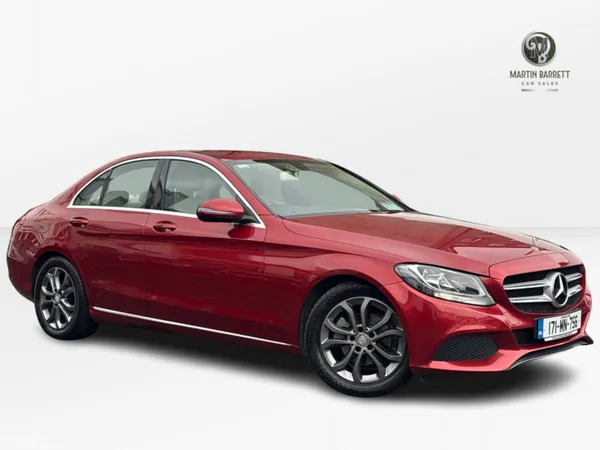 Mercedes-Benz C-Class Saloon, Diesel, 2017, Red