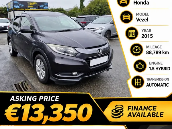 Honda Vezel MPV, Petrol Hybrid, 2015, Grey