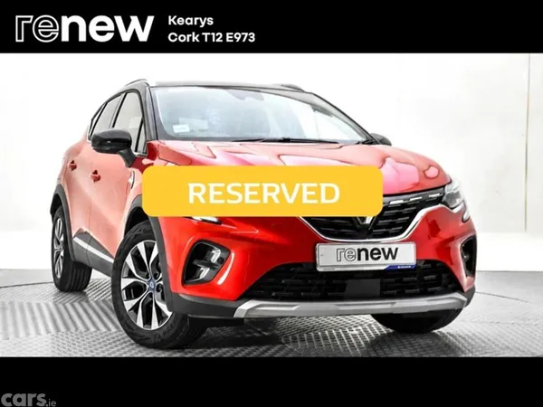 Renault Captur SUV, Petrol Plug-in Hybrid, 2021, Red