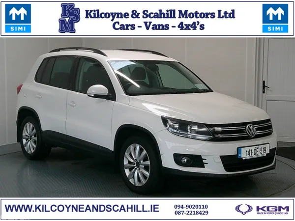 Volkswagen Tiguan SUV, Diesel, 2014, White