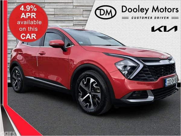 Kia Sportage SUV, Diesel Hybrid, 2023, Red