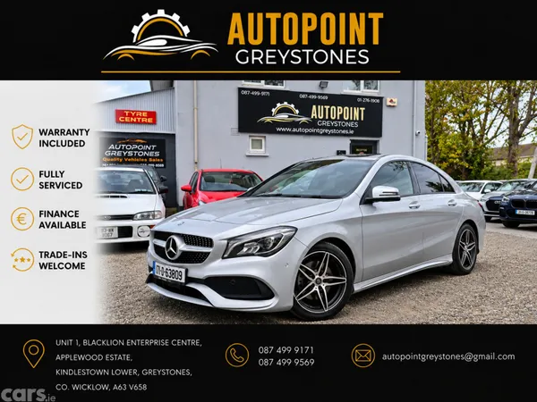 Mercedes-Benz CLA Saloon, Petrol, 2017, Silver
