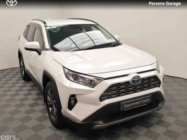 Toyota RAV4 SUV, Petrol Hybrid, 2023, White