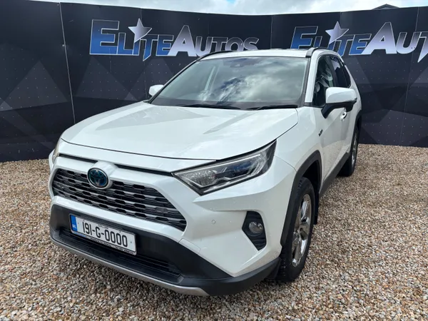 Toyota RAV4 SUV, Petrol Hybrid, 2019, White