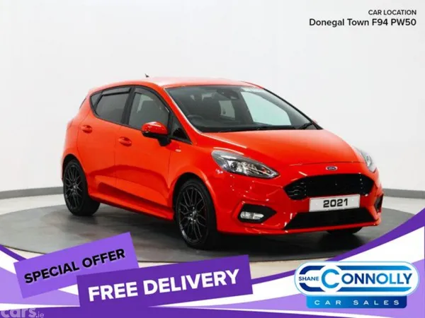 Ford Fiesta Hatchback, Petrol, 2021, Red