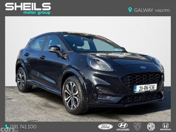 Ford Puma MPV, Petrol Hybrid, 2021, Black