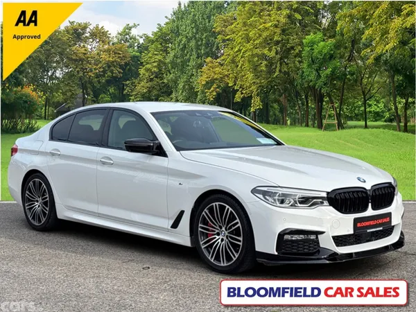 BMW 5-Series Saloon, Diesel, 2017, White