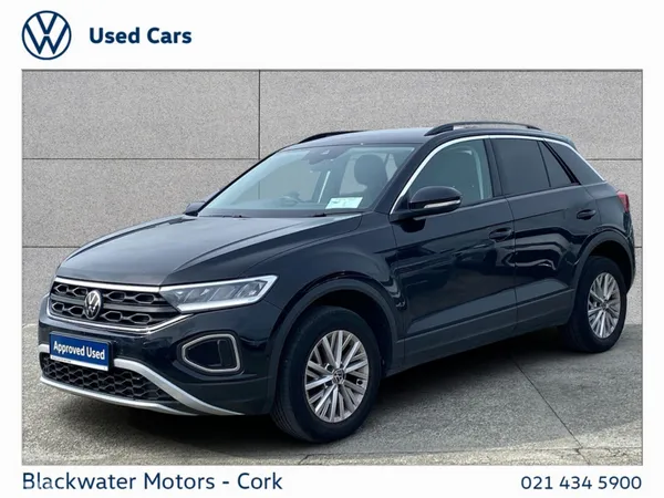 Volkswagen T-Roc SUV, Petrol, 2023, Black