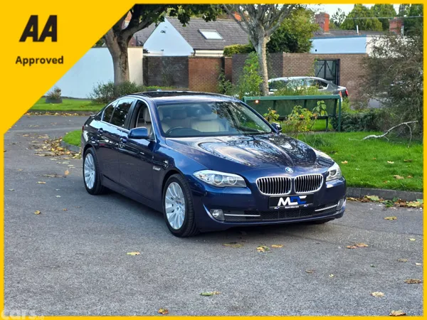 BMW 5-Series Saloon, Diesel, 2012, Blue