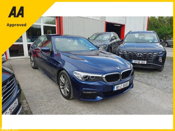 BMW 5-Series Saloon, Diesel, 2018, Blue