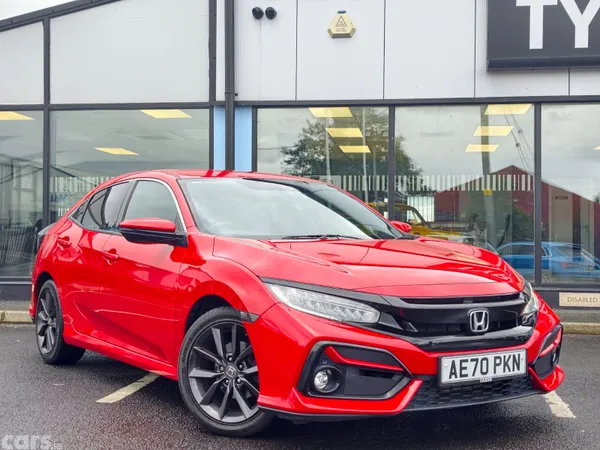 Honda Civic Hatchback, Petrol, 2021, Red