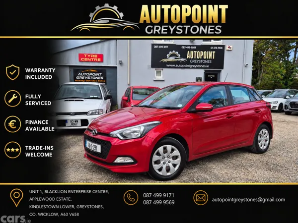 Hyundai i20 Hatchback, Petrol, 2016, Red