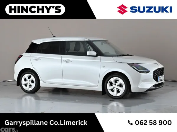 Suzuki Swift Hatchback, Petrol Hybrid, 2024, White