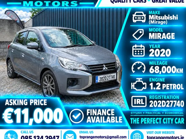 Mitsubishi Mirage Hatchback, Petrol, 2020, Grey