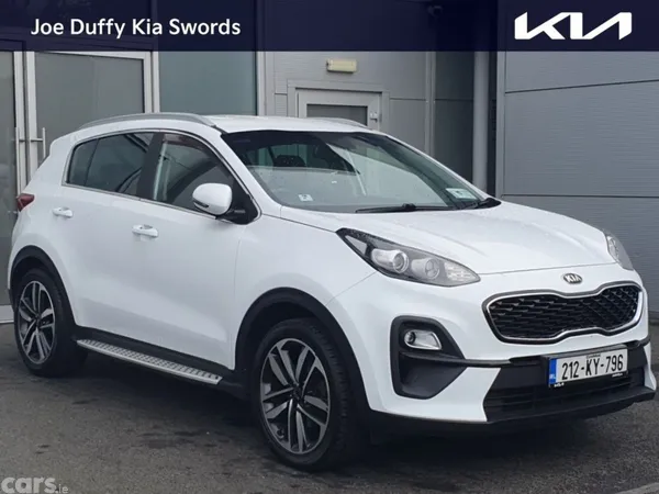 Kia Sportage SUV, Diesel Hybrid, 2021, White