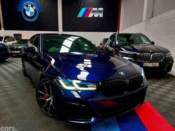 BMW 5-Series Saloon, Petrol Plug-in Hybrid, 2020, Blue