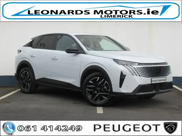 Peugeot 3008 SUV, Petrol Hybrid, 2026, White