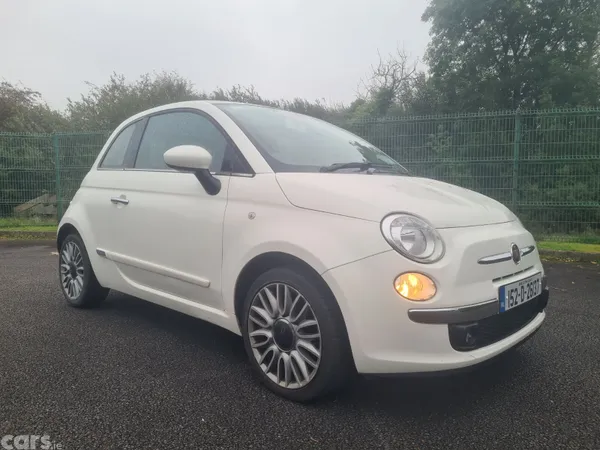 Fiat 500 Hatchback, Petrol, 2015, White