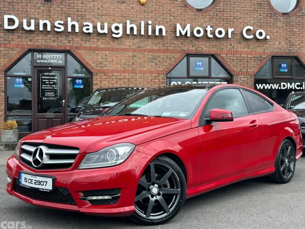 Mercedes-Benz C-Class Coupe, Diesel, 2015, Red