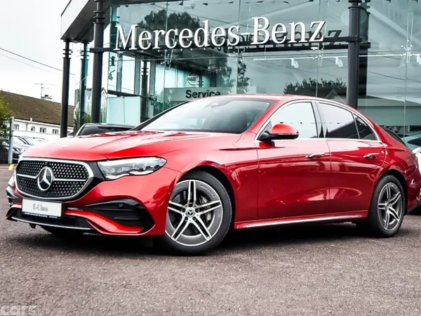 Mercedes-Benz E-Class Saloon, Diesel Hybrid, 2024, Red