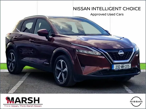 Nissan Qashqai MPV, Petrol Hybrid, 2023, Red