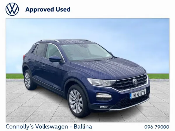 Volkswagen T-Roc SUV, Petrol, 2019, Blue