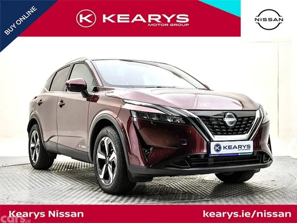 Nissan Qashqai SUV, Petrol Hybrid, 2024, Red