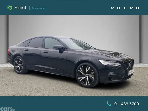 Volvo S90 Saloon, Petrol Hybrid, 2021, Black
