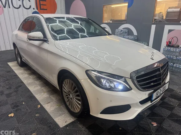 Mercedes-Benz C-Class Saloon, Petrol, 2015, White