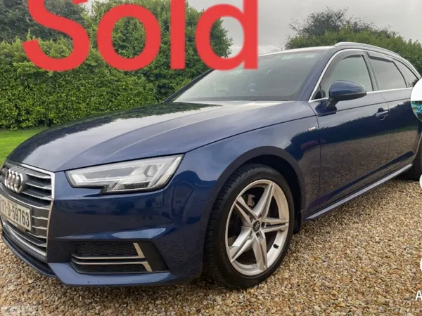 Audi A4 Estate, Diesel, 2017, Blue