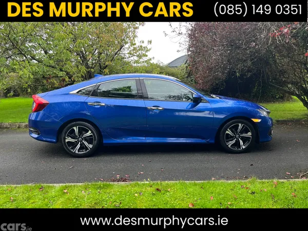 Honda Civic Saloon, Petrol, 2020, Blue