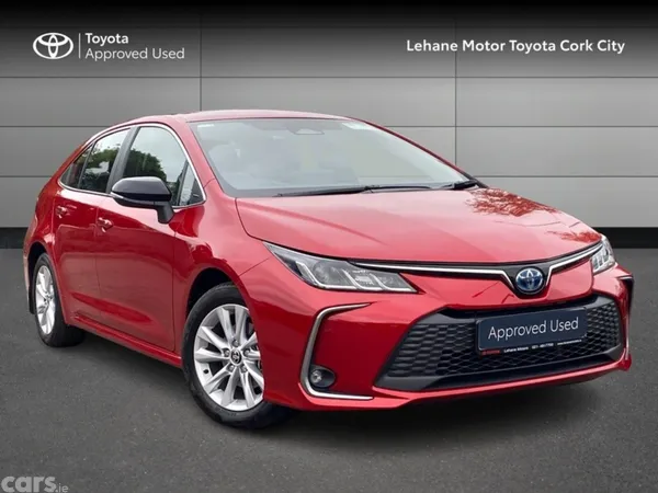Toyota Corolla Saloon, Petrol Hybrid, 2026, Red
