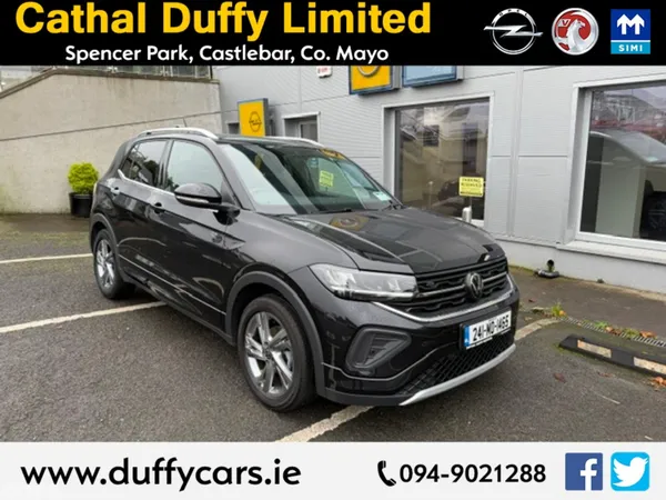 Volkswagen T-Cross SUV, Petrol, 2024, Black