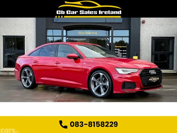 Audi A6 Saloon, Diesel, 2022, Red