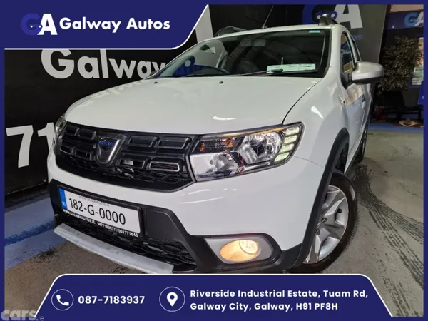 Dacia Sandero Stepway Hatchback, Petrol, 2018, White