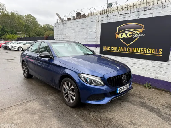 Mercedes-Benz C-Class Saloon, Petrol Plug-in Hybrid, 2017, Blue
