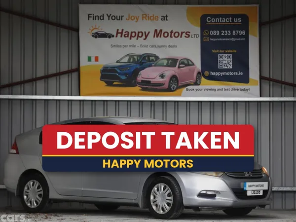 Honda Insight Saloon, Petrol Hybrid, 2010, Silver