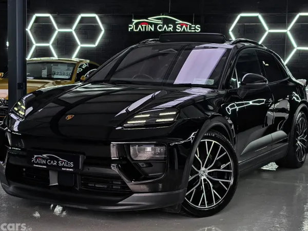 Porsche Macan SUV, Electric, 2024, Black