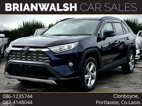 Toyota RAV4 SUV, Petrol Hybrid, 2021, Blue