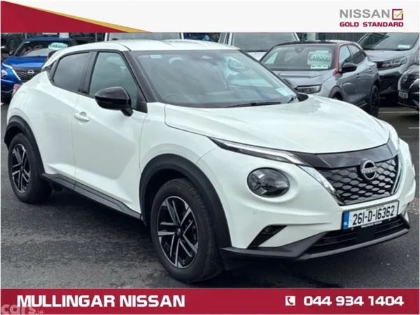 Nissan Juke SUV, Petrol Hybrid, 2026, White