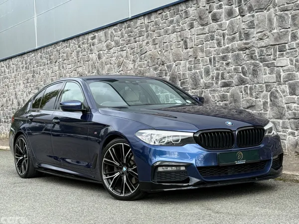 BMW 5-Series Saloon, Diesel, 2017, Blue